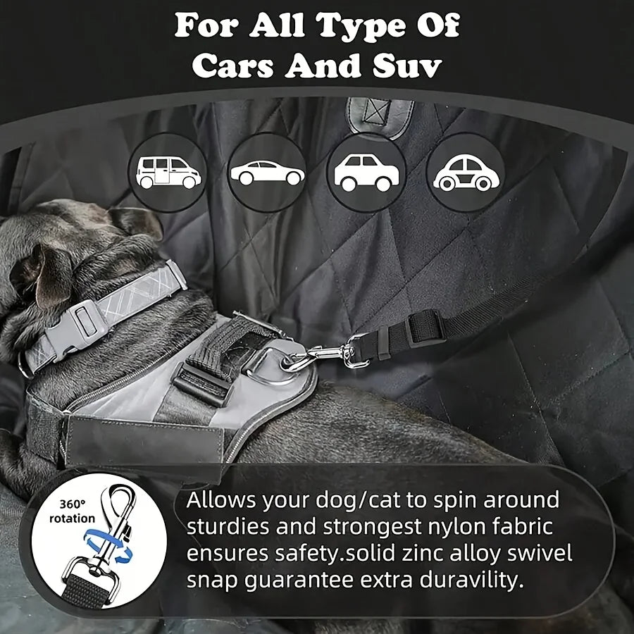 Dog Seat Belt for Vehicle Secure, Pet Car Tether Safety Leash for Dogs In Vehicles, Dog Seatbelt Tether,  Christmas Gift