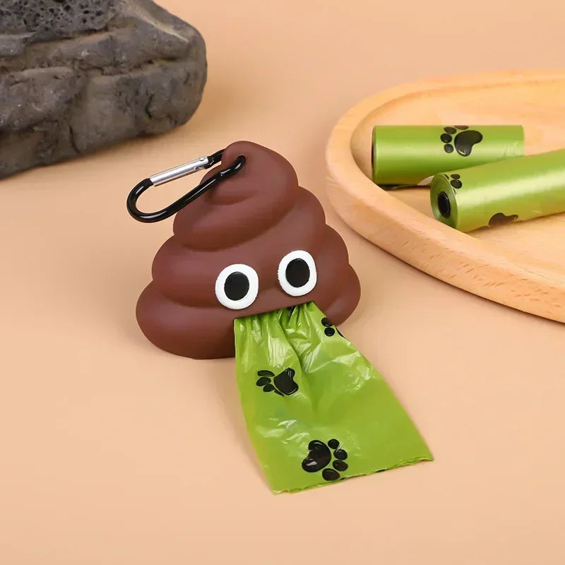 Pet Garbage Bag Dispenser Portable Degradable Dog Waste Bags Stool Storage Box for Cats and Dogs Outdoor Travel
