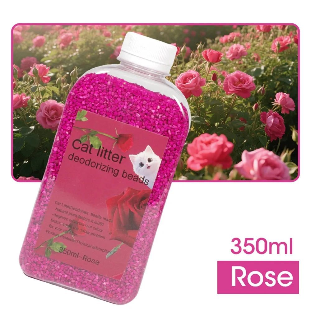 Cat Litter Deodorizer Beads - Eliminate Bad Smell, Safe for Cats & Kittens - Sprinkle & Go! | Non-Toxic.