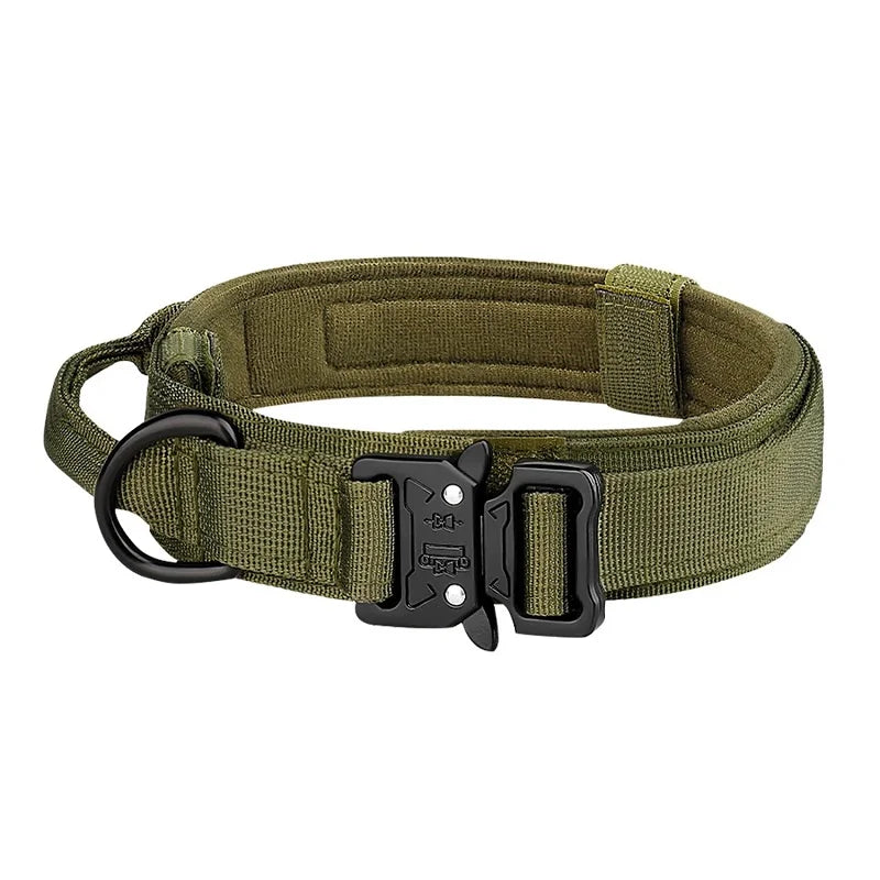 Strong Tactical Dog Collar Metal Buckle Collar for Dog Pet Product Nylon Medium Large Dog Training Neck Collars Pet Accessories