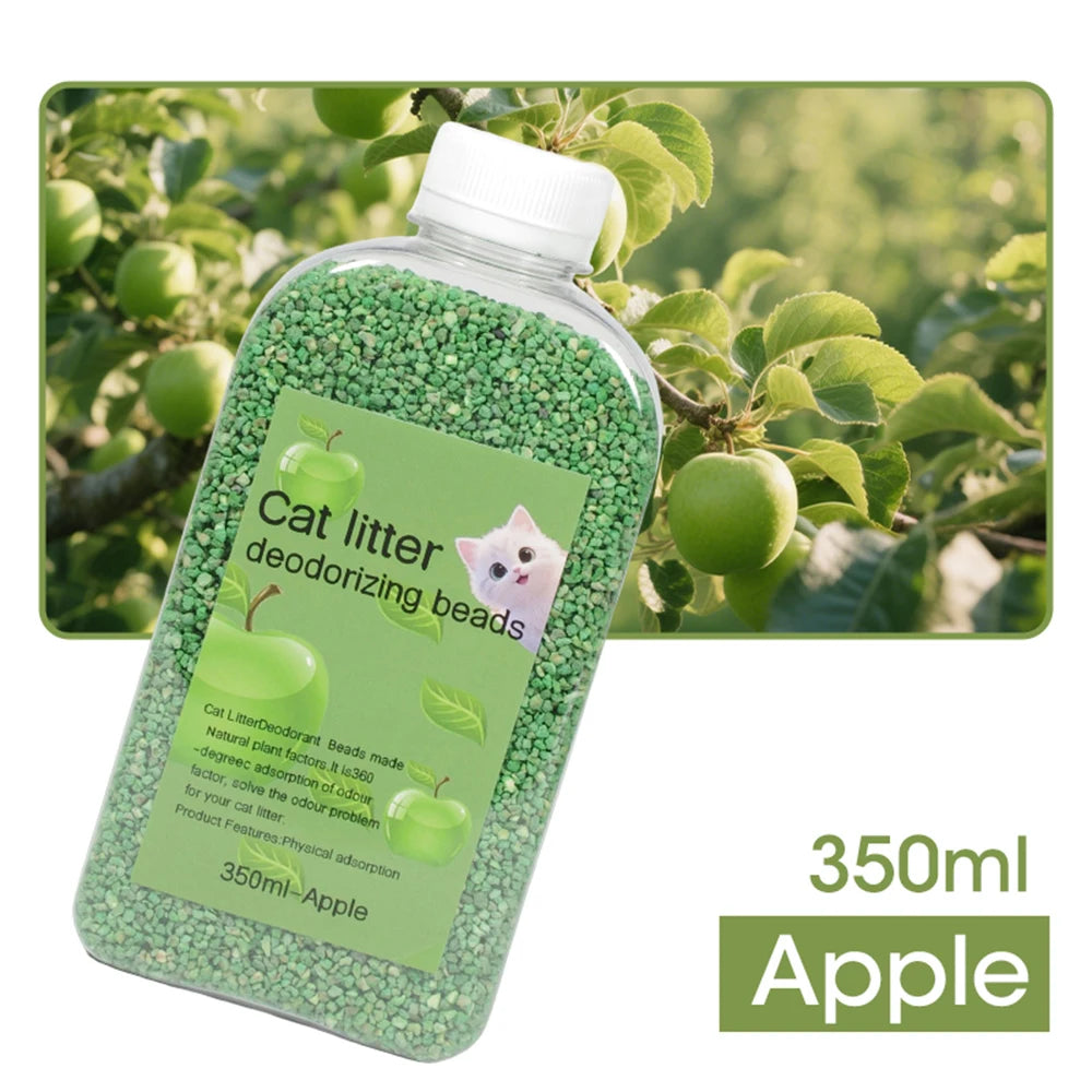 Cat Litter Deodorizer Beads - Eliminate Bad Smell, Safe for Cats & Kittens - Sprinkle & Go! | Non-Toxic.