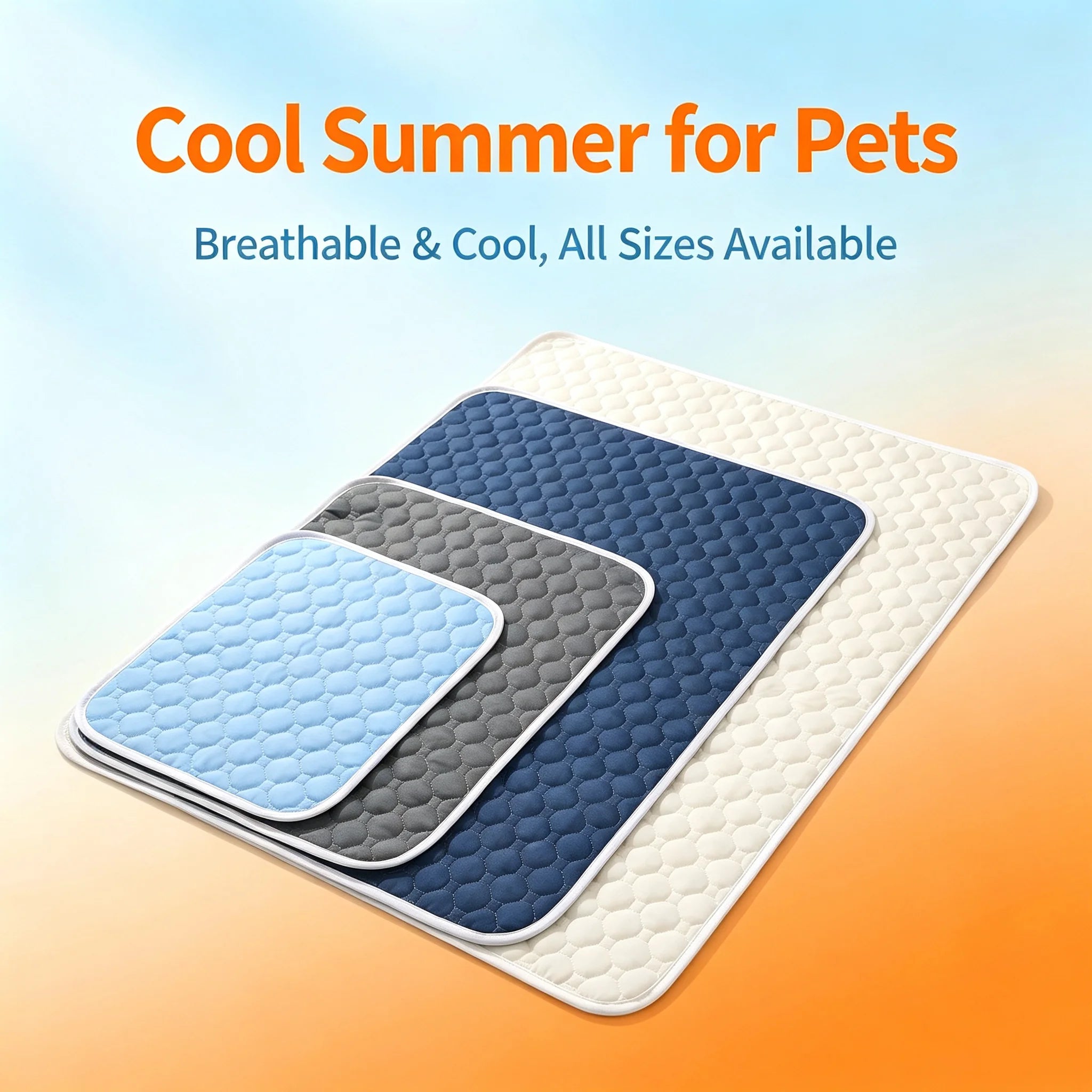 Dog Pee Reusable Pad Blanket Summer Cool Washable Puppy Training Absorbent Diaper Pet Bed Urine Mat Car Seat Cover Pet Supplies