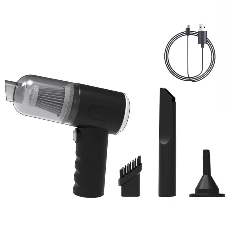 Car Vacuum Cleaner USB Charging 1200mAh Portable Cleaning