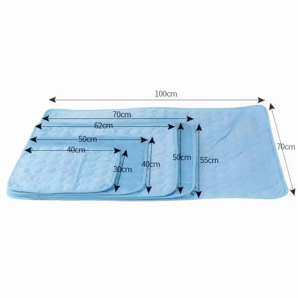 Dog Cooling Mat Summer Pet Cold Bed Extra Large For Small Big Dogs Pet Accessories Cat Durable Blanket Sofa Cat Ice Pad Blanket