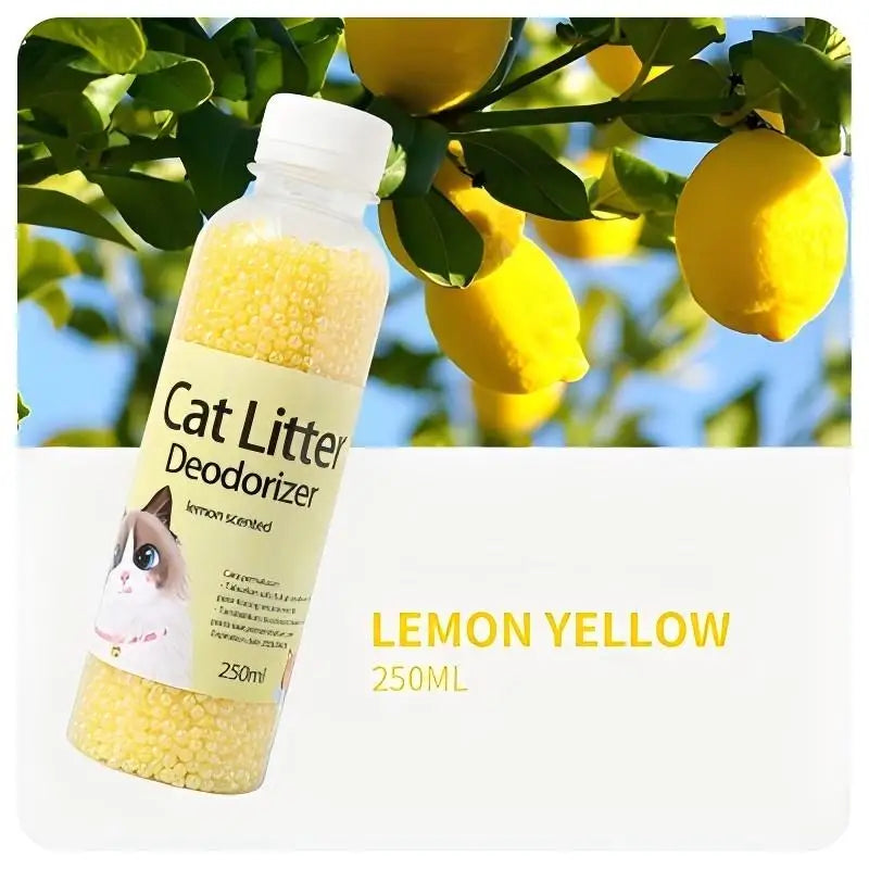A Bottle of Deodorant Beads for Cat Sand: Makes Your Home Smell Comfortable and Eliminates Odors.