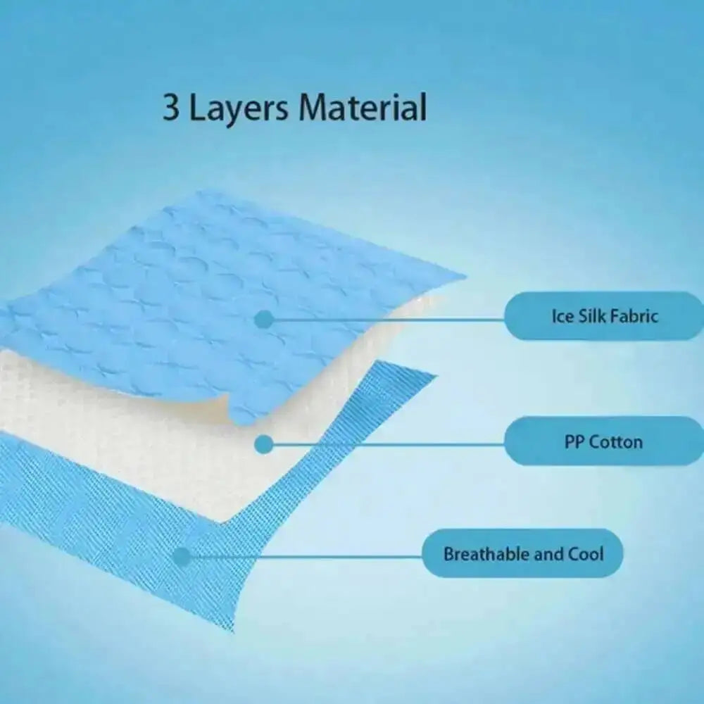 Dog Cooling Mat Summer Pet Cold Bed Extra Large For Small Big Dogs Pet Accessories Cat Durable Blanket Sofa Cat Ice Pad Blanket