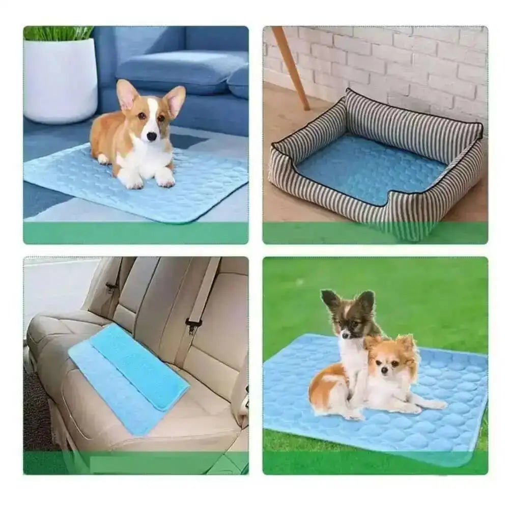 Dog Cooling Mat Summer Pet Cold Bed Extra Large For Small Big Dogs Pet Accessories Cat Durable Blanket Sofa Cat Ice Pad Blanket