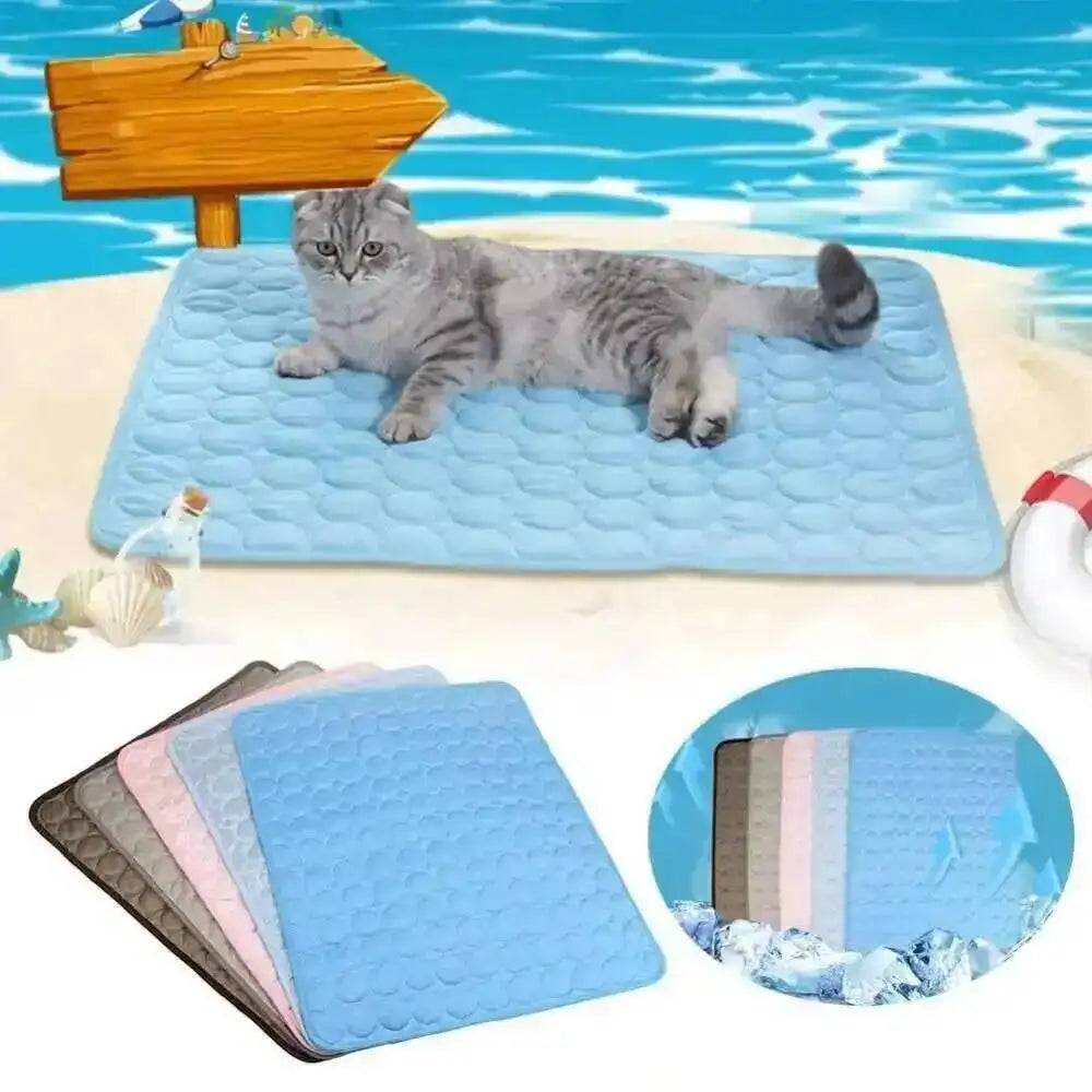 Dog Cooling Mat Summer Pet Cold Bed Extra Large For Small Big Dogs Pet Accessories Cat Durable Blanket Sofa Cat Ice Pad Blanket