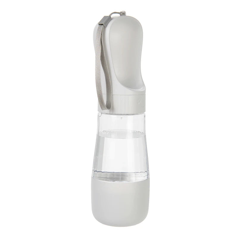 Portable Dog Water Bottle With Food Container Travel 2 in 1 Pet Water Dispenser