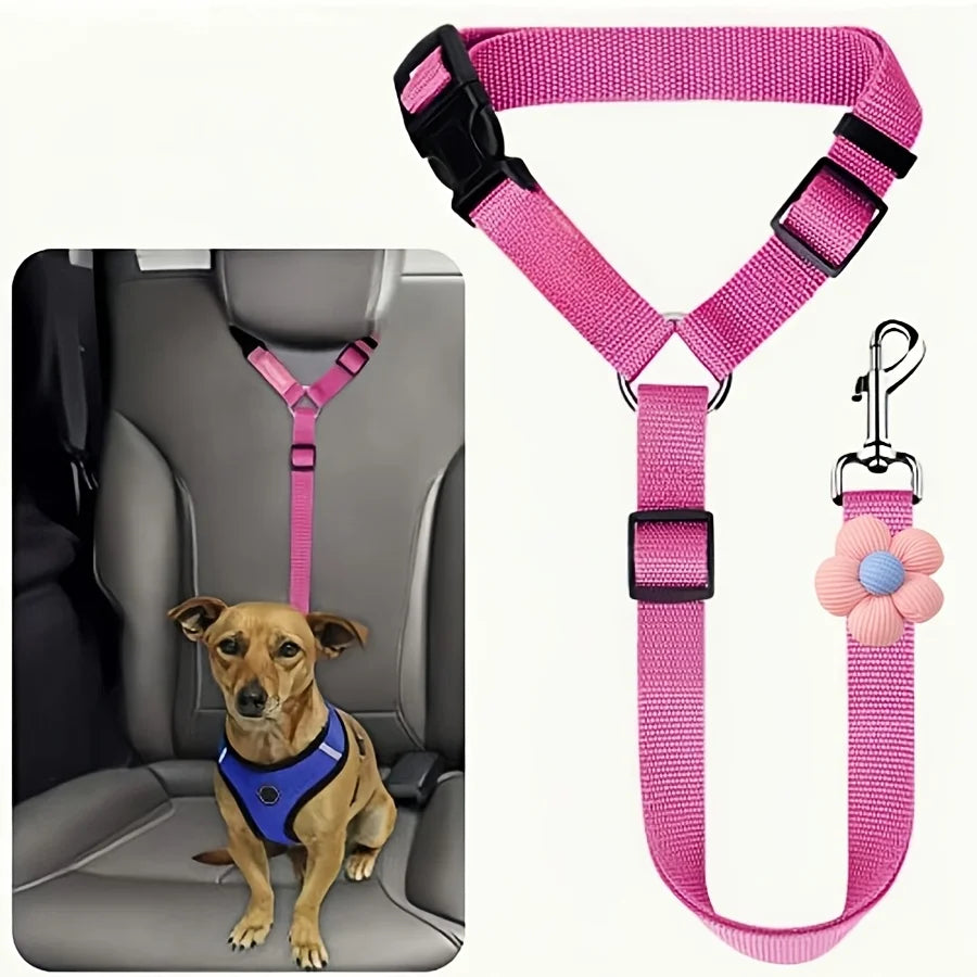 Dog Seat Belt for Vehicle Secure, Pet Car Tether Safety Leash for Dogs In Vehicles, Dog Seatbelt Tether,  Christmas Gift