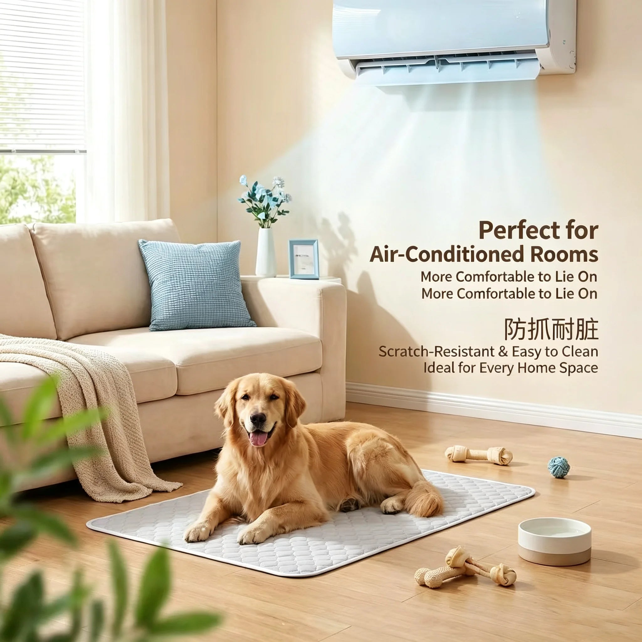 Dog Pee Reusable Pad Blanket Summer Cool Washable Puppy Training Absorbent Diaper Pet Bed Urine Mat Car Seat Cover Pet Supplies