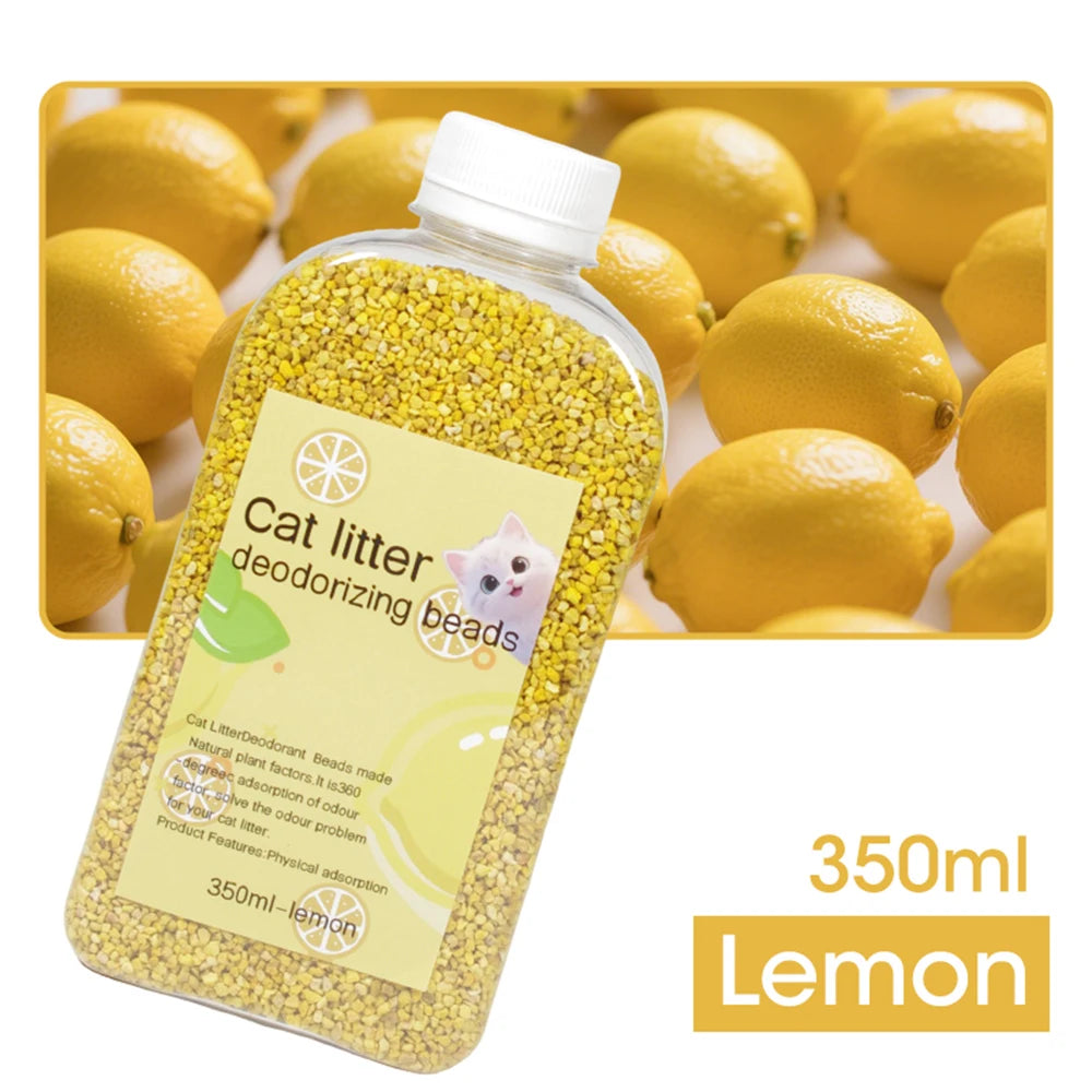 Cat Litter Deodorizer Beads - Eliminate Bad Smell, Safe for Cats & Kittens - Sprinkle & Go! | Non-Toxic.