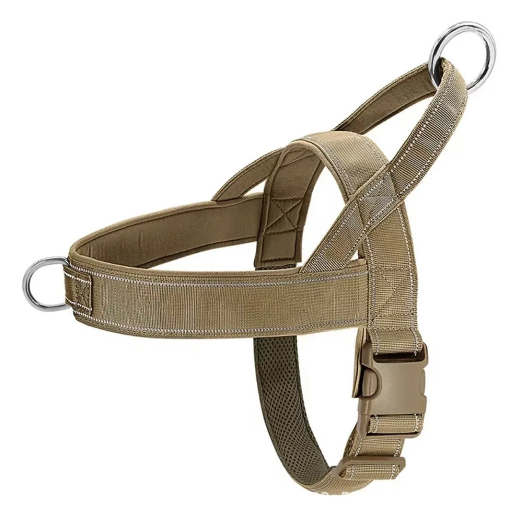 Explosion-Proof Tactical Harness Dog Traction Large Dog Collar Vest Style Golden Retriever Dog Walking Traction Vest