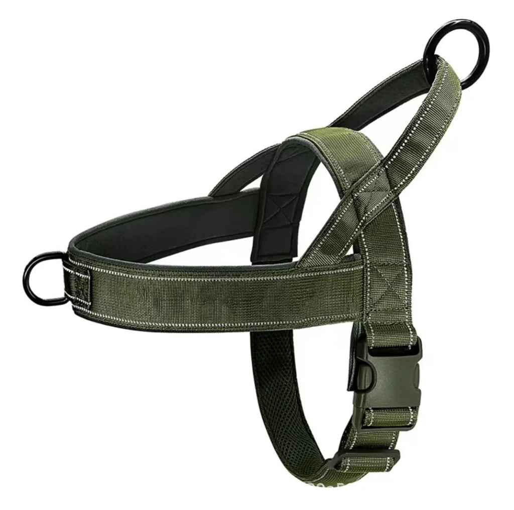 Explosion-Proof Tactical Harness Dog Traction Large Dog Collar Vest Style Golden Retriever Dog Walking Traction Vest