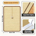 Standing Sisal Cat Scratcher with Hanging Ball, Space Saving Cat Furniture, Protect Sofa Chair Door, No Cat Tree Included