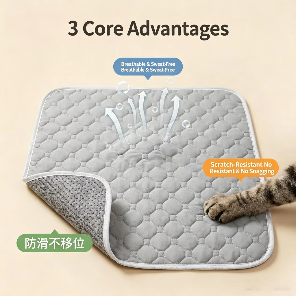 Dog Pee Reusable Pad Blanket Summer Cool Washable Puppy Training Absorbent Diaper Pet Bed Urine Mat Car Seat Cover Pet Supplies