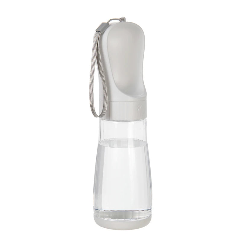Portable Dog Water Bottle With Food Container Travel 2 in 1 Pet Water Dispenser