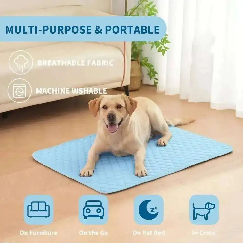 Dog Cooling Mat Summer Pet Cold Bed Extra Large For Small Big Dogs Pet Accessories Cat Durable Blanket Sofa Cat Ice Pad Blanket