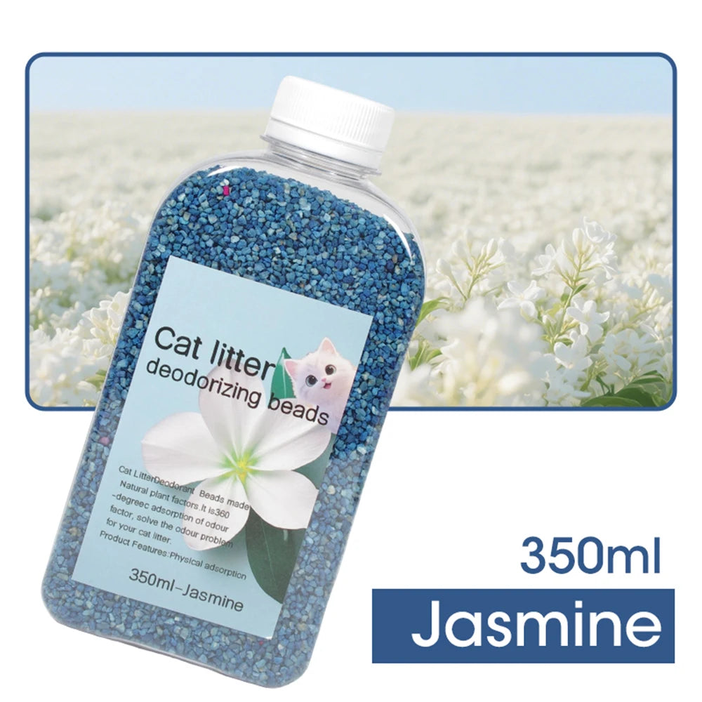 Cat Litter Deodorizer Beads - Eliminate Bad Smell, Safe for Cats & Kittens - Sprinkle & Go! | Non-Toxic.