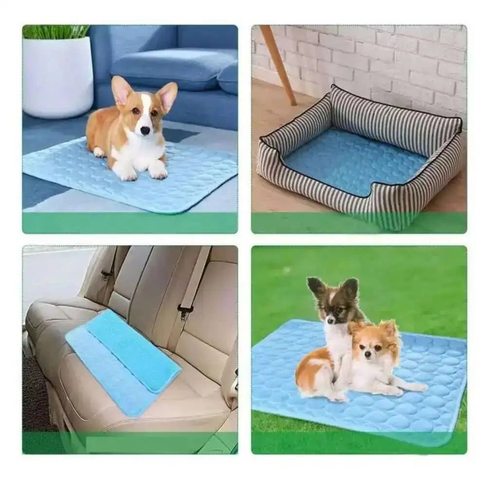Dog Cooling Mat Summer Pet Cold Bed Extra Large For Small Big Dogs Pet Accessories Cat Durable Blanket Sofa Cat Ice Pad Blanket