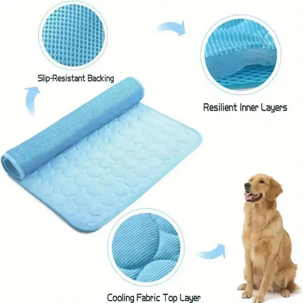 Dog Cooling Mat Summer Pet Cold Bed Extra Large For Small Big Dogs Pet Accessories Cat Durable Blanket Sofa Cat Ice Pad Blanket