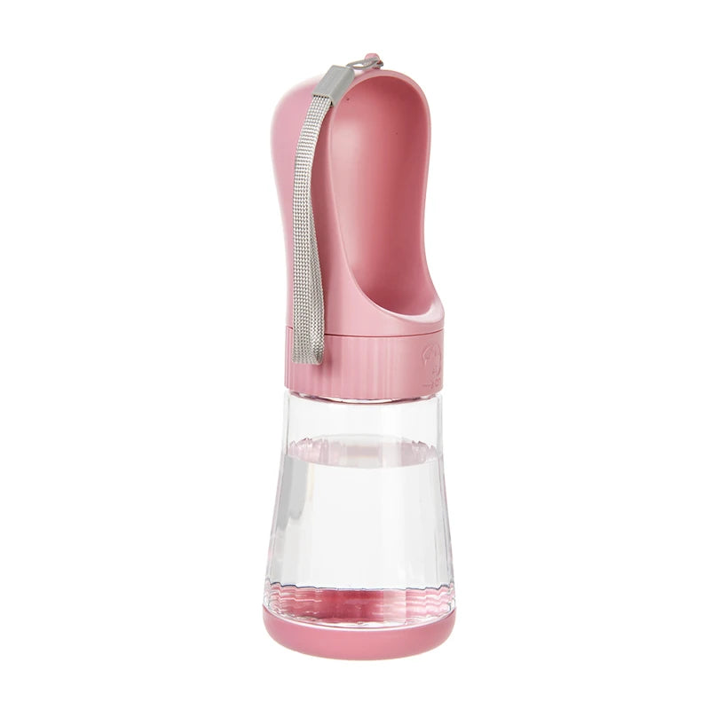 Portable Dog Water Bottle With Food Container Travel 2 in 1 Pet Water Dispenser