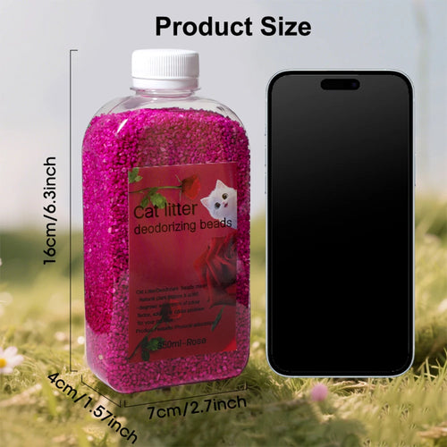 Cat Litter Deodorizer Beads - Eliminate Bad Smell, Safe for Cats & Kittens - Sprinkle & Go! | Non-Toxic.