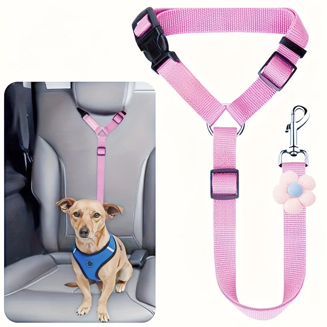 Dog Seat Belt for Vehicle Secure, Pet Car Tether Safety Leash for Dogs In Vehicles